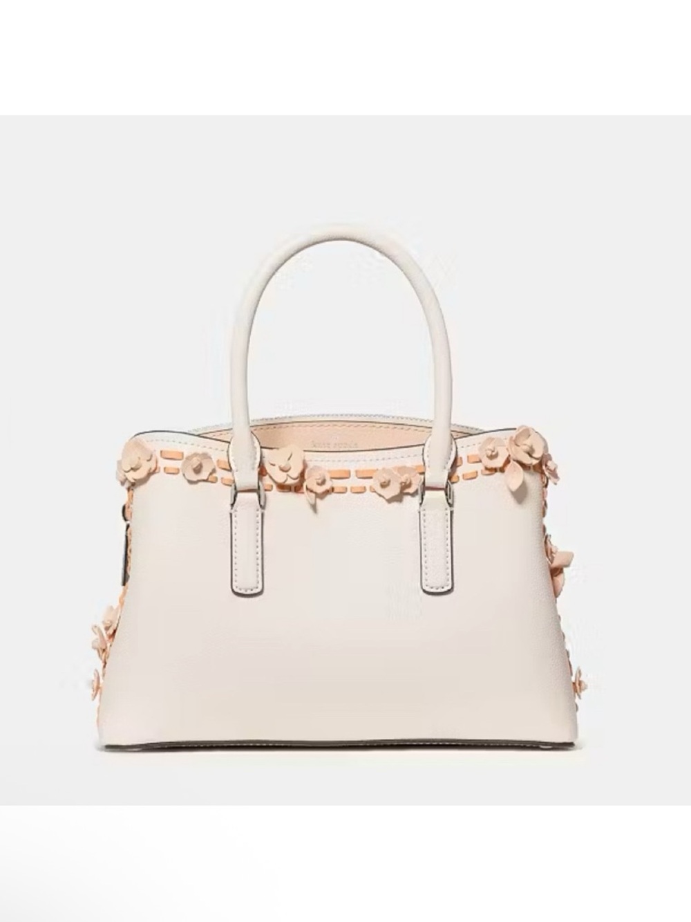 Kate Spade Thompson Street Floral Small Satchel Bag Fresh Peach